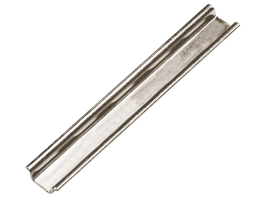 500610 Прямой (1 м) рельс MR 15x5.5 с цинковым покрытием — изображение 1